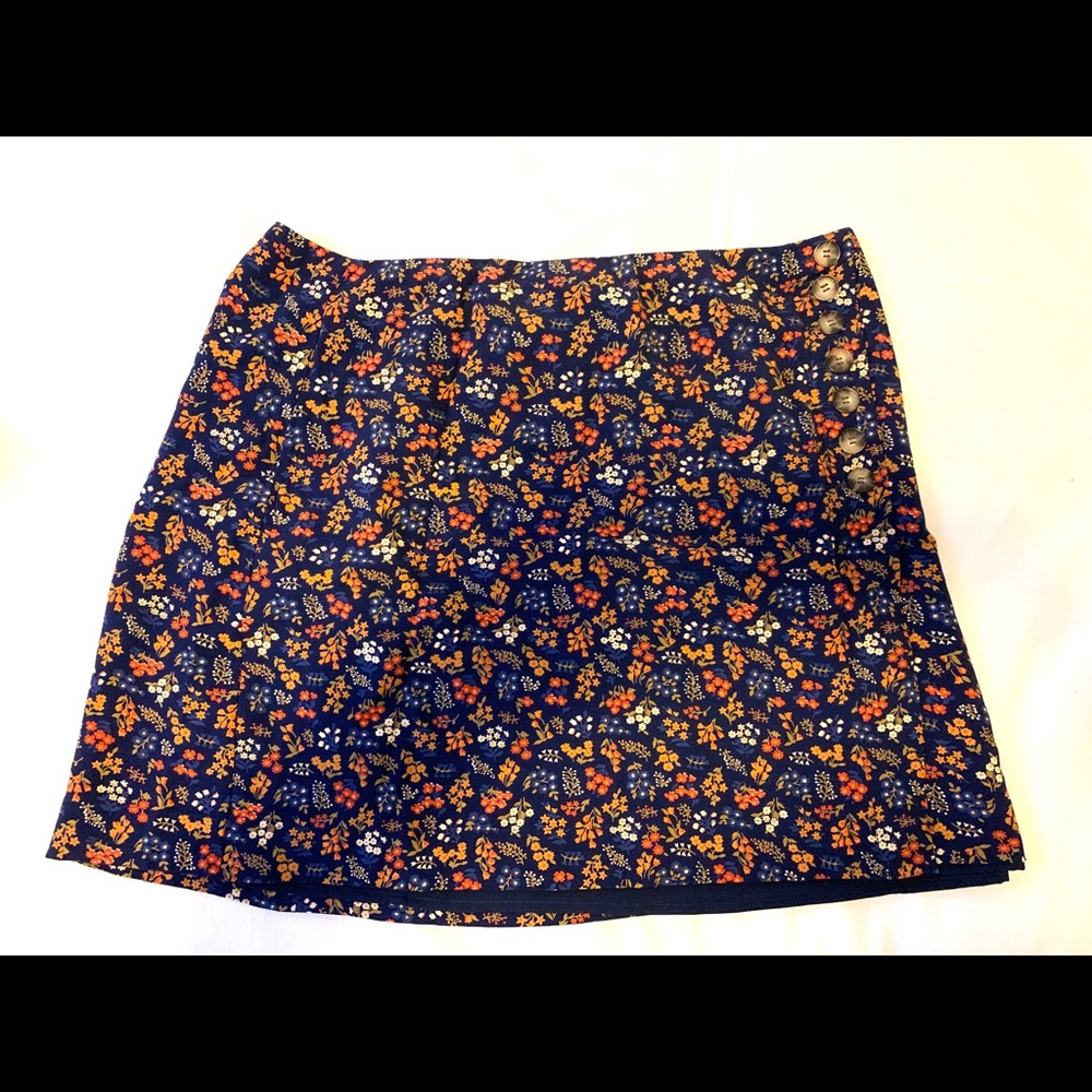 Madewell Floral Skirt